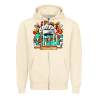 Sandshell chef Zipper Hoodie - texasbilliewilder