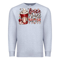 Heather Grey baseball mom coffee Premium Sweatshirt - RacoonDesign