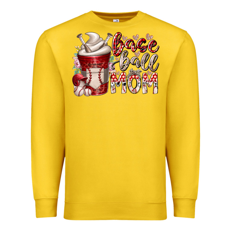 Baseball Mom Coffee Premium Sweatshirt by RacoonDesign | Teevron
