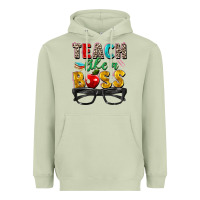 Matcha teach like a boss Heavyweight Hoodie - Zillion Design Studio