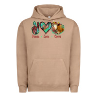 Pigment Burro Peace Love Cows Urban Hoodie - Jasminsmagicworld