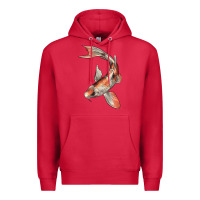 Cardinal Koi Fish Premium Hoodie - LillyAllenDesigns