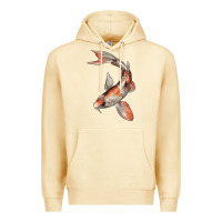 Pina Colada Koi Fish Premium Hoodie - LillyAllenDesigns