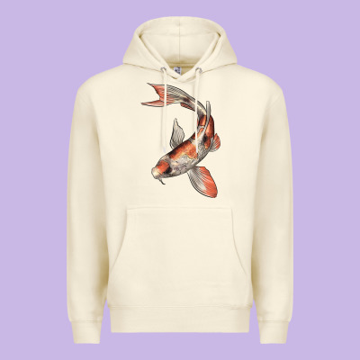 Koi Fish Premium Hoodie Designed By Lillyallendesigns