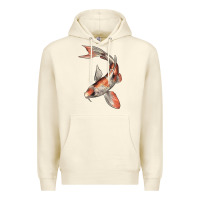 Sandshell Koi Fish Premium Hoodie - LillyAllenDesigns