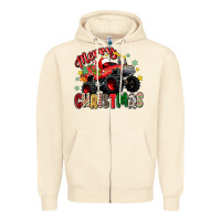 Sandshell merry christmas truck Zipper Hoodie - Zillion Design Studio