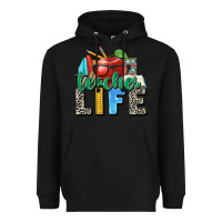 Black teacher life Heavyweight Hoodie - Zillion Design Studio