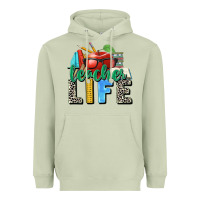 Matcha teacher life Heavyweight Hoodie - Zillion Design Studio