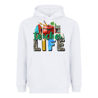 White teacher life Heavyweight Hoodie - Zillion Design Studio
