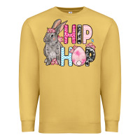 Antique Gold Easter Day Hip hop bunny Premium Sweatshirt - OliviaCreatesArt