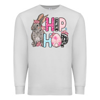 Dove Grey Easter Day Hip hop bunny Premium Sweatshirt - OliviaCreatesArt