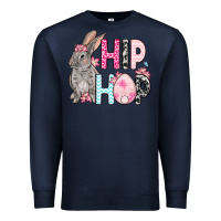 Navy Easter Day Hip hop bunny Premium Sweatshirt - OliviaCreatesArt