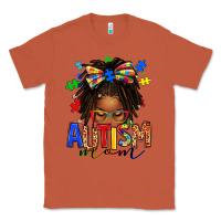 Copper autism mom afro locs messy bun Classic Tee - texasbilliewilder