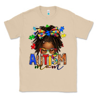 Mushroom autism mom afro locs messy bun Classic Tee - texasbilliewilder