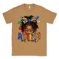 Toasted Coconut autism mom afro locs messy bun Classic Tee - texasbilliewilder