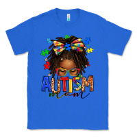 True Royal autism mom afro locs messy bun Classic Tee - texasbilliewilder