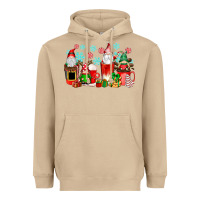 Mushroom christmas gnomes coffee cups Heavyweight Hoodie - texasbilliewilder