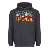 Smoke christmas gnomes coffee cups Heavyweight Hoodie - texasbilliewilder