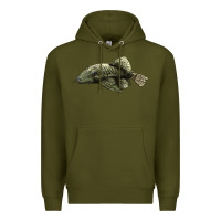 Army Green Bristlenose Placo Premium Hoodie - LillyAllenDesigns