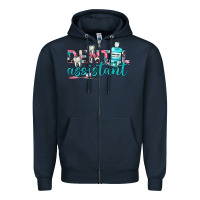 Navy dental assistant Zipper Hoodie - texasbilliewilder