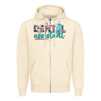 Sandshell dental assistant Zipper Hoodie - texasbilliewilder