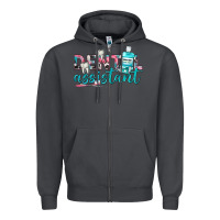 Smoke dental assistant Zipper Hoodie - texasbilliewilder