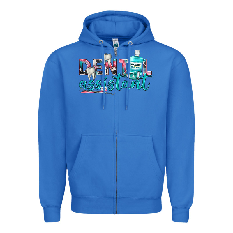Dental Assistant Zipper Hoodie by texasbilliewilder | Teevron