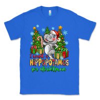 True Royal i want a hippopotamus for christmas Classic Tee - Zillion Design Studio