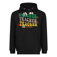 Black teacher teacher teacher Heavyweight Hoodie - Zillion Design Studio