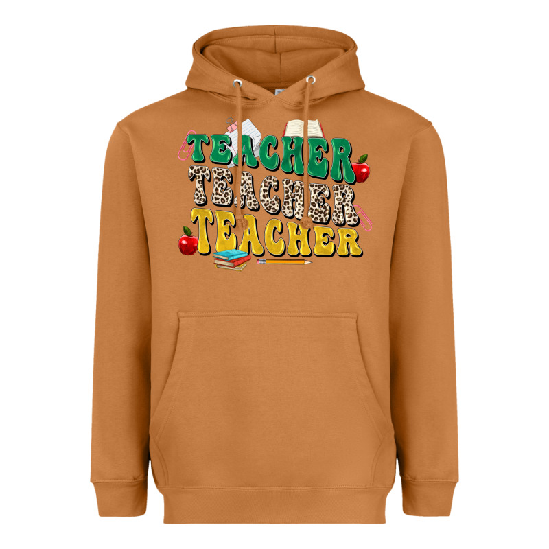 Teacher Teacher Teacher Heavyweight Hoodie by Zillion Design Studio | Teevron