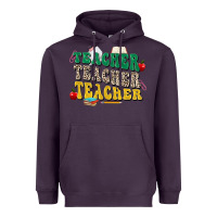 Plum teacher teacher teacher Heavyweight Hoodie - Zillion Design Studio