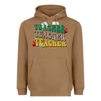 Toasted Coconut teacher teacher teacher Heavyweight Hoodie - Zillion Design Studio