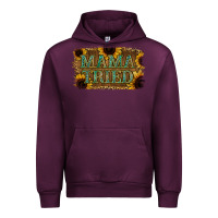 Mauve Wine Sunflower Leopard Mama Tried Urban Hoodie - Jasminsmagicworld