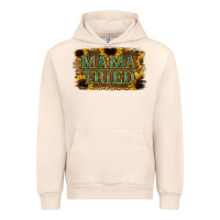 Sandshell Sunflower Leopard Mama Tried Urban Hoodie - Jasminsmagicworld