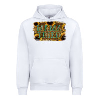 White Sunflower Leopard Mama Tried Urban Hoodie - Jasminsmagicworld