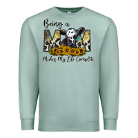 Seafoam being a mom makes my life complate Premium Sweatshirt - CowhideDigitalArt