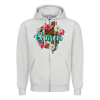 Dove Grey chosen Zipper Hoodie - texasbilliewilder
