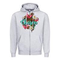 Heather Grey chosen Zipper Hoodie - texasbilliewilder