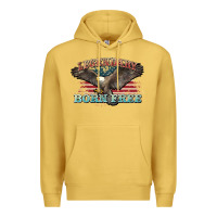 Antique Gold legendary born free eagle Premium Hoodie - NancyCooperArtShop