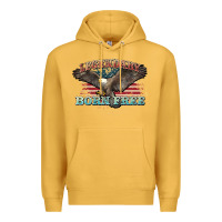 Mustard legendary born free eagle Premium Hoodie - NancyCooperArtShop