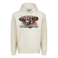 Oatmeal Heather legendary born free eagle Premium Hoodie - NancyCooperArtShop