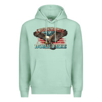 Seafoam legendary born free eagle Premium Hoodie - NancyCooperArtShop