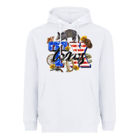 White texas tx Heavyweight Hoodie - Zillion Design Studio