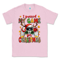 Bubblegum Pink i paused my game for christmas Classic Tee - Zillion Design Studio