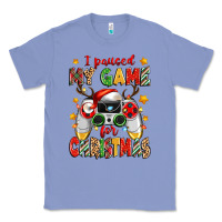 Colony Blue i paused my game for christmas Classic Tee - Zillion Design Studio