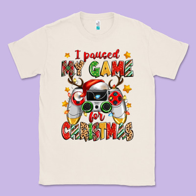 I Paused My Game For Christmas Classic Tee Designed By Zillion Design Studio