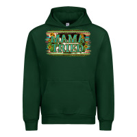 Forest Green Cowhide Serappe Sunflower Mama Tried Urban Hoodie - Jasminsmagicworld