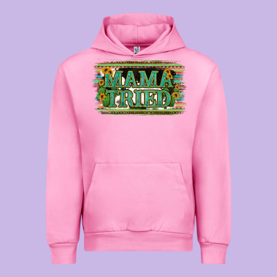 Cowhide Serappe Sunflower Mama Tried Urban Hoodie Designed By Jasminsmagicworld