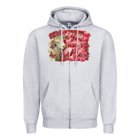 Heather Grey Valentine's day you moo ve me charolais cow Zipper Hoodie - RanaPortraitStore