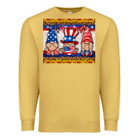Antique Gold usa gnome mouse pad Premium Sweatshirt - HRA Design Shop